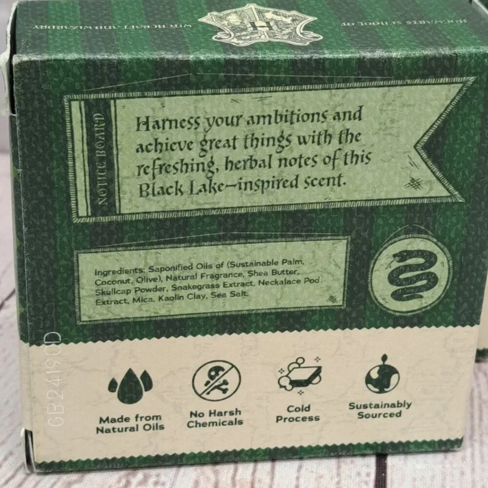 Dr Squatch Harry Potter Slytherin Suds of the Sly Soap, Lot of 2 Limited Ed NIB
